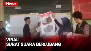Viral! Surat Suara Tidak Sah Karena Dilubangi Besar di Makassar - iNews Pagi 16/02