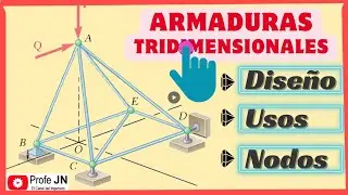 Armaduras Tridimensionales || Método de los nodos, ejercicio 6.39 Estática de Beer Johnston, VIDEO 1