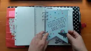 Мой Carpe Diem Planner Coral. То самое, первое видео/My planner from Simple Stories