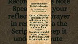 SCRIPTURE REFLECTION EXERCISE Use w/ daily reading or Scripture of your choice  #devotions #bible