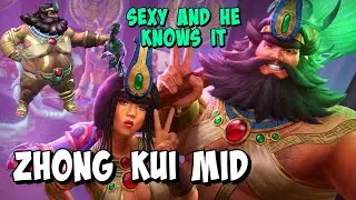 ZHONG KUI MID GAMEPLAY SMITE SEASON 9 - PLAYING AS THE SEXY FAT NEITH