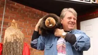 Grant Hooker defends the beaver