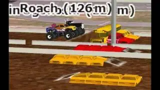 Sim Monsters Custom Series: Stafford Motor Speedway, Race 2 Racing Highlights