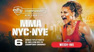 PFL Championship New Year's Eve on ESPN2 | 7p ET | 2019 - Weigh-ins