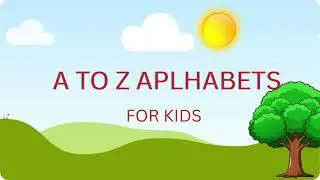 Colorful A&ndash;Z Words with Matching Kid‑Friendly Images