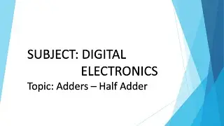 D20. Half Adder