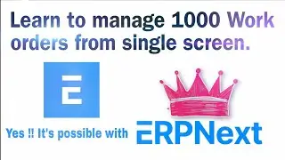 The Ultimate ERPNext | Make Manufacturing Easy | Manufacturing | ERPNext