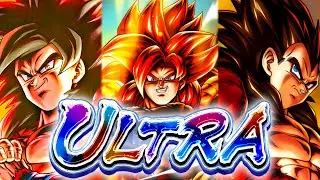 TRIPLE ULTRA SUPER SAIYAN 4 = TRIPLE THE DESTRUCTION! | Dragon Ball Legends