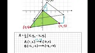 Area of a triangle - coordinate geometry