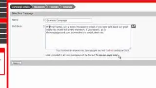 SMS Campaigns in FastTrack Email Marketing