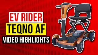 EV Rider TeQno AF Folding Mobility Scooter [2024]