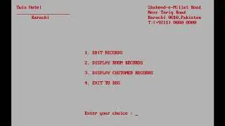 Hotel Management System In C++ Programming