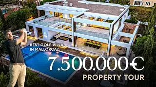 €7.5M Stunning Golf Villa Tour | Inside a Luxury Paradise in Santa Ponsa, Mallorca