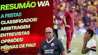 A FESTA, OS CLASSIFICADOS, ARBITRAGEM, PERNAS DE PAU, OPINIÕES #wareporter100