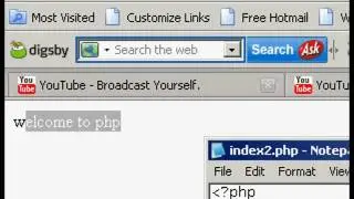 Using variables in php