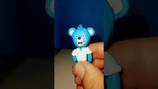 #disney #music #fantasy #лепка A bear named Bo 💙🐻🤍 Как слепить Мишку по Имени 