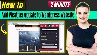 How to add weather update to wordpress website 2026