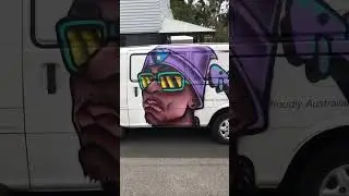 Graffiti mural ROMS BRISBANE AUSTRALIA