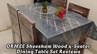 ORMEE Sheesham Wood 4 Seater Dining Table Set Reviews - Ideal 4 Seater Dining Table