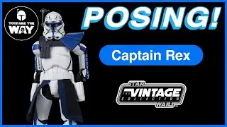 Star Wars The Vintage Collection Clone Commander Rex VC 317 | The Bad Batch | Action Figure Posing!