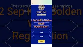 Bhim KBC Question|kbc registration question 2 Sep|kbc Golden Week question|#kbc|TechtipsTrust
