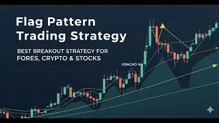 Flag Pattern Trading Strategy USACAD H4 | Best Breakout Strategy for Forex, Crypto & Stocks