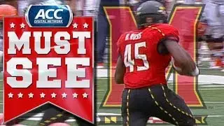 ACC Must See Moment | Maryland's Brandon Ross Takes Screen Pass 77 Yards | ACCDigitalNetwork