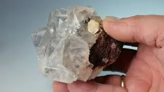 Wasserklare Fluorit-Kristalle von der wltber&uuml;hmten Fundstelle Grube Clara