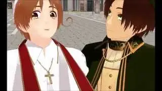 Italy Veneziano and Romano ( Don't judge ) Hetalia MMD