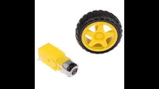 TT গিয়ার মোটর + 65mm চাকা | TT Gear Motor Dual Shaft with 65mm Wheel Robot Car DIY Kit 01333105717