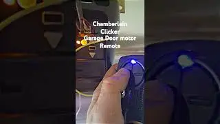 How to set or program your new Clicker garage door remote!! Easy Directions  #diygarage