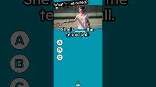 How many can you do? Tennis Vocabulary in English #englishverbs #fillintheblank #englishvocabulary