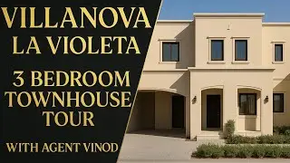 Villanova dubai properties la Violeta 3 bedroom villa tour @MRINDIANHACKER 