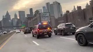 EMS Supervisor Responding on the FDR Drive in Manhattan