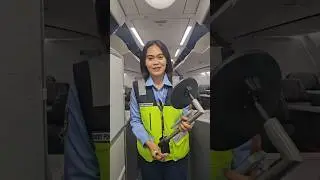 Aviation security final check sebelum pesawat dimatikan #penerbangan #aviation