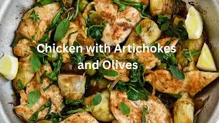 Chicken with Artichokes and Olives