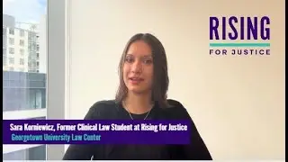 Meet Rising for Justice Student Alum Sara Korniewicz 💜⚖️