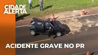 Acidente grave causa a morte de uma pessoas e deixa três feridas, no PR