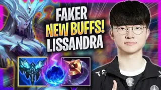 FAKER TRIES LISSANDRA WITH NEW BUFFS! - T1 Faker Plays Lissandra MID vs Jayce! | Bootcamp 2023