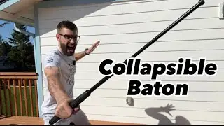 ★★★★★ 3 ft Collapsible Baton - Blade City promo code (coupon) - Review and Unboxing