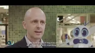 Autonomous Units_ Handsanitinzing robot_interview2; Casper Andersen, Center Manager Roseng&aring;rdcentret