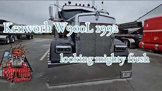 kenworth W900L 1992 fresh as a new bigrig, slammed and looking fresh 👌 largecarmag truck show