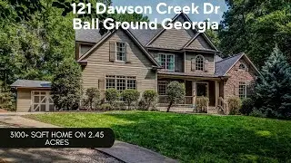 SOLD - 4 Bedroom Farmhouse For Sale minutes from Ball Ground GA - 121 DAWSON CREEK DR BALL GROUND