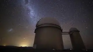 Time Lapse over the ESO 3.6m telescope