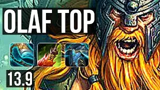 OLAF vs MAOKAI (TOP) | 2.2M mastery, 7 solo kills, 1000+ games | KR Grandmaster | 13.9