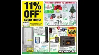 Menards 11% OFF Everything! Flyer Ad Mail-In After Rebate, Deals Sale 11.03.2022-11.13.2022-Week 38