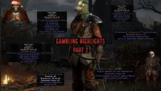 Pt. 2 Free Gold Gambling Highlights | D2R Black Friday (22 Nights of Terror)