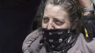 Elder Sings to Arrested Protestor | Fairy Creek May 31