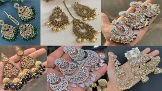 Latest Earring with Tikka Design 😍 | New Bridal & Party Wear Earring Tikka Set | Trending Jewelry