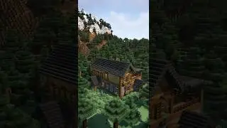 Medieval tavern in Minecraft
